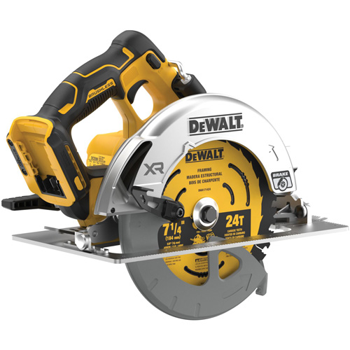 XR&reg; Brushless Cordless Circular Saw (Tool Only), 7-1/4", 20 V Planification Entrepots Molloy