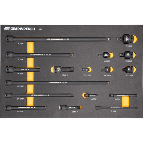 Mechanics Tool Set in Modular Foam Trays with Storage Unit, 247 Pieces Planification Entrepots Molloy