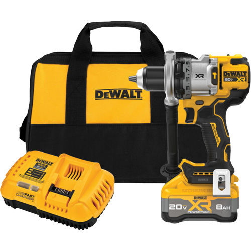 Trousse de marteau perforateur sans balai &agrave; 3 vitesses MAX* XR avec batterie XR POWERPACK , Mandrin 1/2", 20 V Planification Entrepots Molloy