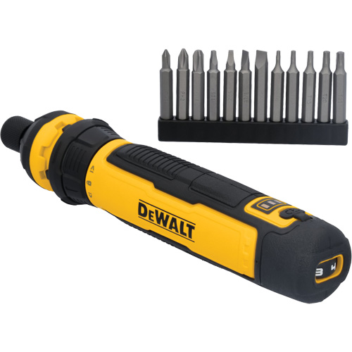 14-Piece Cordless Screwdriver Set with FLEXDRIVE Control, 4 V, 44 in-lbs/5 Nm Max. Torque Planification Entrepots Molloy