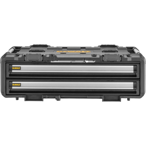 Bloc &agrave; 2 tiroirs TOUGHSYSTEM 2.0 DXL, 30" x 21-13/20" x 10", Noir/Jaune Planification Entrepots Molloy