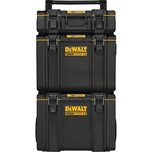 Syst&egrave;me de rangement sur roues TOUGHSYSTEM 2.0, 24" x 20-2/5" x 34-1/2", Noir/Jaune Planification Entrepots Molloy