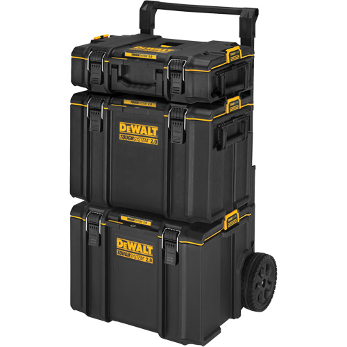 Syst&egrave;me de rangement sur roues TOUGHSYSTEM 2.0, 24" x 20-2/5" x 34-1/2", Noir/Jaune Planification Entrepots Molloy