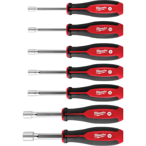 HollowCore Nut Driver Set, 7, Magnetic, Metric Planification Entrepots Molloy