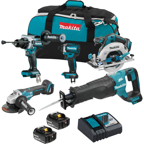Ensemble de 5 outils sans balai 18V LXT, 18 V Planification Entrepots Molloy