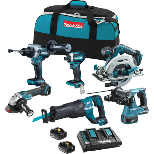 Ensemble 6 outils &agrave; moteur sans balai LXT, 18 V Planification Entrepots Molloy