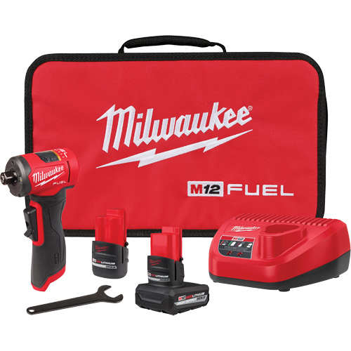 FUEL Right Angle Die Grinder Kit, 1/4" Collet, 12 V, Lithium-Ion Planification Entrepots Molloy