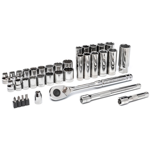 3/8” Drive 72-Tooth, 12-Point Drive Mechanics Tool Set Planification Entrepots Molloy