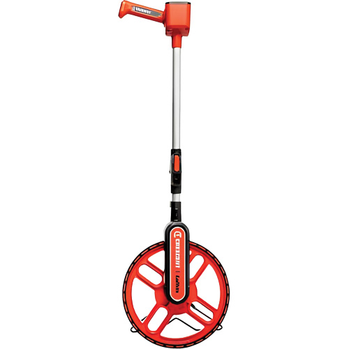 Roue d'arpentage, 12"/30 cm, Gamme de 9999', Pouces/pieds Planification Entrepots Molloy