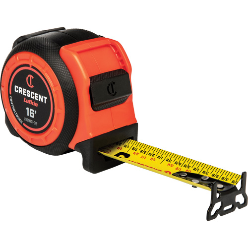 CONTROLTOUCH Tape Measure, 1-3/16" x 16', SAE Graduations Planification Entrepots Molloy