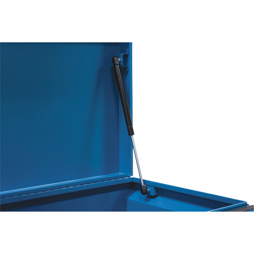 Jobsite Tool Box, 33" x 20-3/10" x 18-3/10", Steel, Blue Planification Entrepots Molloy