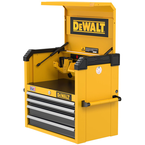 Coffre &agrave; outils robuste, 26" la, 4 tiroirs, Jaune Planification Entrepots Molloy
