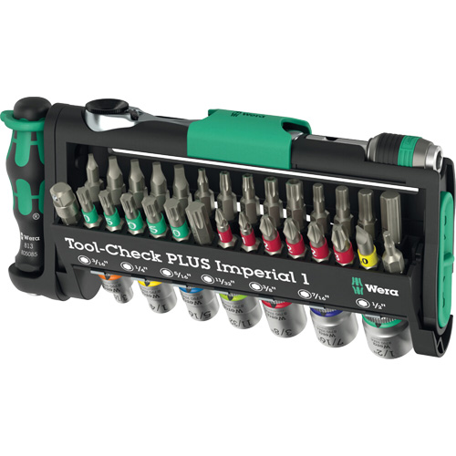 Tool-Check PLUS Imperial 1 Tool Set, 39 Pcs, 1/4" Drive Size Planification Entrepots Molloy