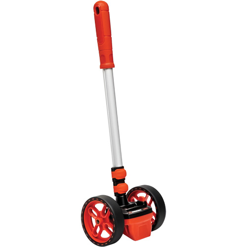 Roue de mesure &agrave; deux roues SAE , 4"/10,16 cm, Gamme de 9999', Pouces/pieds Planification Entrepots Molloy