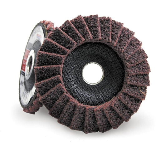 Disque &agrave; lamelles incurv&eacute; pour traitement de surface POWERBLEND SCD, 4-1/2" x 7/8", Type 29, Grain Moyen Planification Entrepots Molloy