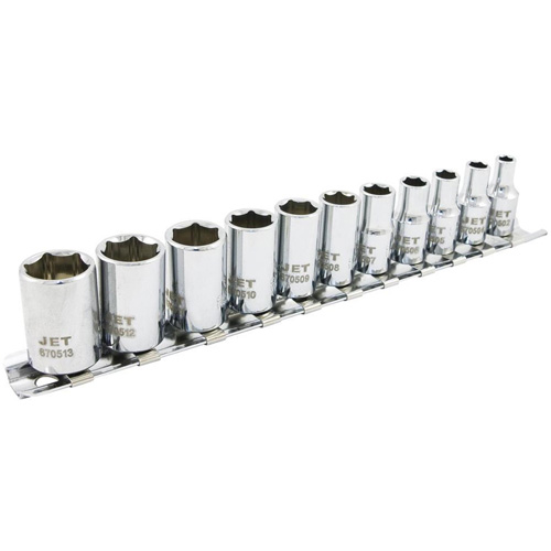Jeu de douilles m&eacute;triques &agrave; 6 pans SS1411M-6, 11 Mcx, Prise de 1/4" Planification Entrepots Molloy