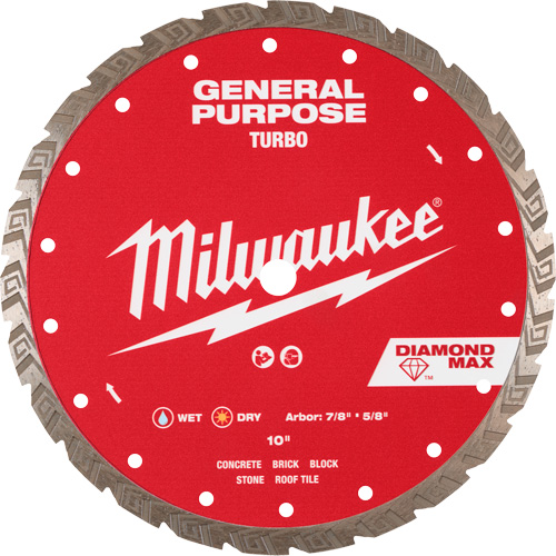 Lame diamant&eacute;e turbo &agrave; usage g&eacute;n&eacute;ral DIAMOND MAX Planification Entrepots Molloy