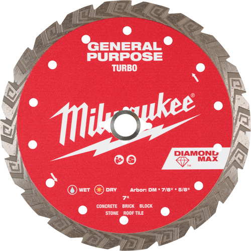 Lame diamant&eacute;e turbo &agrave; usage g&eacute;n&eacute;ral DIAMOND MAX Planification Entrepots Molloy