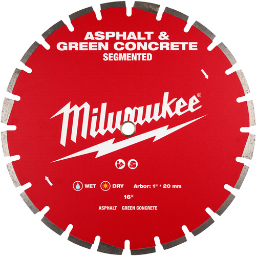 Asphalt & Green Concrete Segmented Diamond Blade Planification Entrepots Molloy