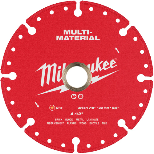 Multi-Material Diamond Blade Planification Entrepots Molloy