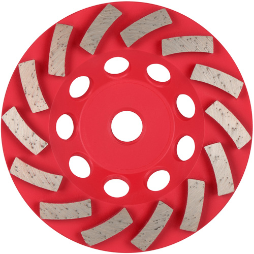 Meule boisseau diamant&eacute;e &agrave; 14 segments Turbo DIAMOND MAX Planification Entrepots Molloy