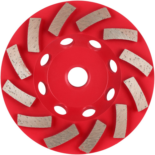 Meule boisseau diamant&eacute;e &agrave; 12 segments Turbo DIAMOND MAX Planification Entrepots Molloy