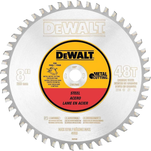 Ferrous Circular Saw Blade, 8", 40 Teeth, Metal Use Planification Entrepots Molloy