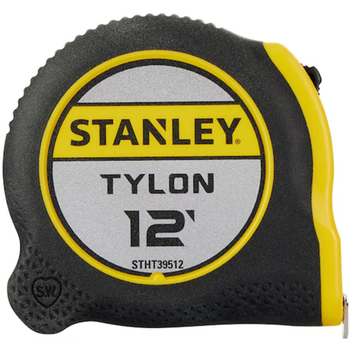 Tylon Tape Measure, 12', Imperial Graduations Planification Entrepots Molloy