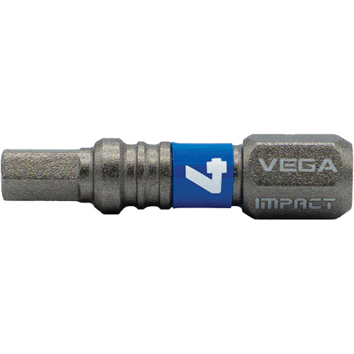 Impactech&reg; Insert Bit, Hex, 4 mm, 1/4" Drive Planification Entrepots Molloy