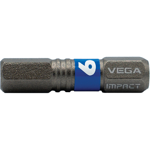 Impactech&reg; Insert Bit, Hex, 6 mm, 1/4" Drive Planification Entrepots Molloy