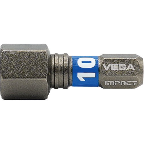 Embout Impactech, Hexagonale, 10 mm, Prise 1/4" Planification Entrepots Molloy
