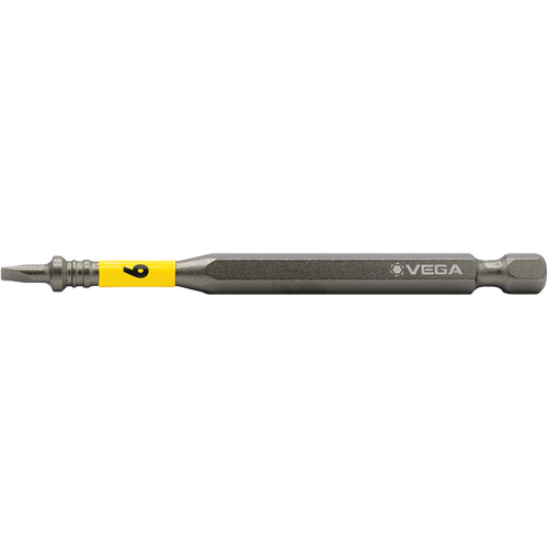 Embout pour outils &eacute;lectriques Impactech, Fente, Embout 6F-8R, Prise 1/4", Longueur 3-1/2" Planification Entrepots Molloy