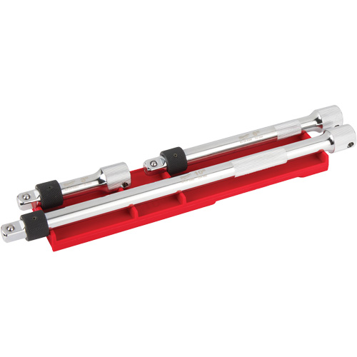 Locking Extension Set, 3/8" Drive, Chrome Finish, 3 Pcs Planification Entrepots Molloy