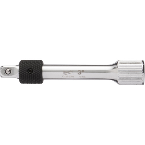 Locking Extension Socket, 1/4" Drive, 3" L Planification Entrepots Molloy