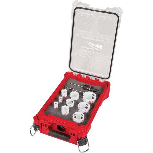 QUIK LOK HOLE DOZER Bi-Metal Kit with PACKOUT Compact Organizer, 12 Pieces Planification Entrepots Molloy