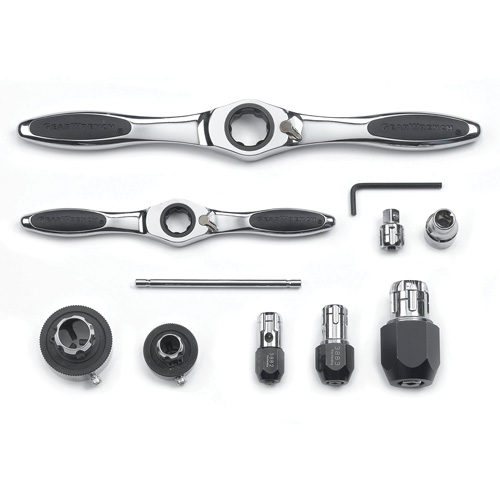 Ratcheting Tap & Die Accessory Set, 11 Pieces Planification Entrepots Molloy