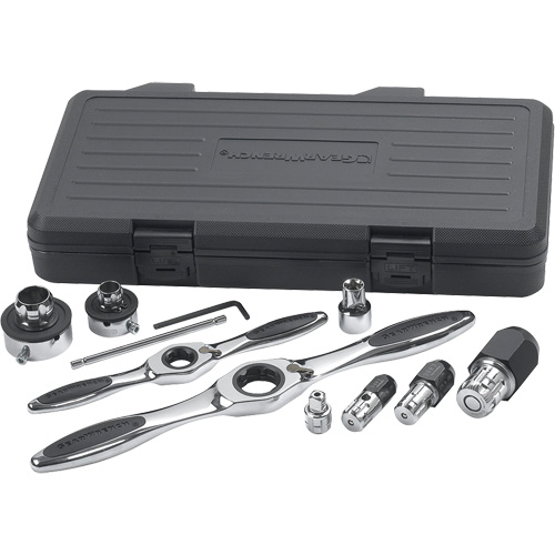 Ratcheting Tap & Die Accessory Set, 11 Pieces Planification Entrepots Molloy