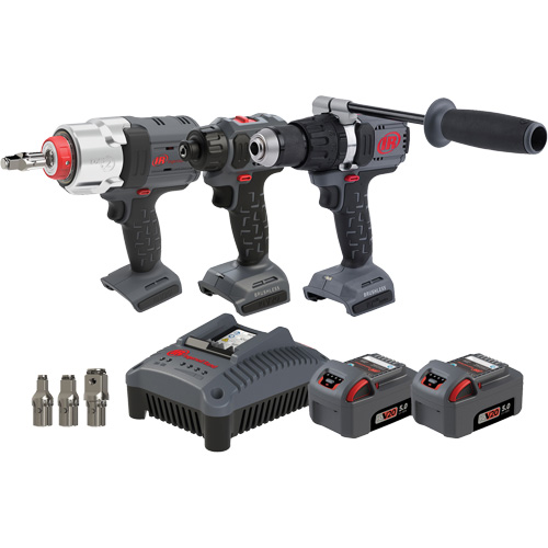 Screwdriver, Hammer Drill & Impact Driver Combo Tool Kit, Lithium-Ion, 20 V Planification Entrepots Molloy