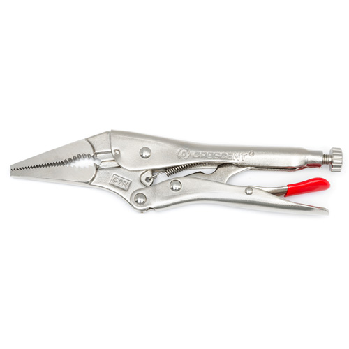 Locking Pliers with Wire Cutter, 9" Length, Long Nose Planification Entrepots Molloy