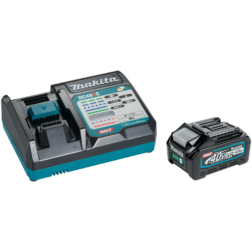 40Vmax XGT 4 Ah Battery & Fast Charger Starter Kit, 40 V, Lithium-Ion Planification Entrepots Molloy