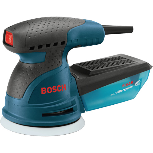 Single-Speed Palm Random Orbit Sander/Polisher, 5" Sand Paper, 2.5 A, 120 V Planification Entrepots Molloy