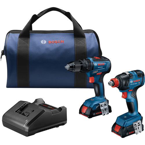 Ensemble de 2 outils, Lithium-ion, 18 V Planification Entrepots Molloy