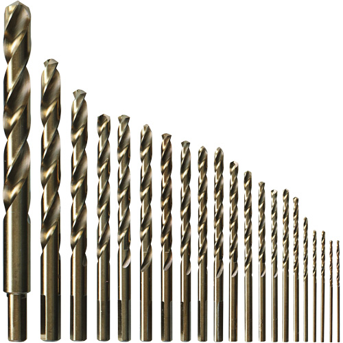 Drill Bit Set, 21 Pieces, Cobalt Planification Entrepots Molloy