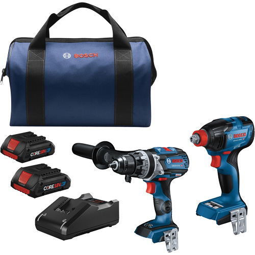 2-Tool Combo Kit, Lithium-Ion, 18 V Planification Entrepots Molloy