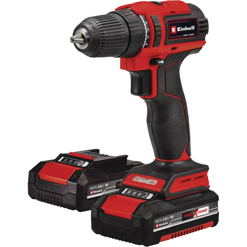 Ensemble perceuse sans fil, Lithium-ion, 18 V, Mandrin 3/8", Couple 354 lb-po Planification Entrepots Molloy
