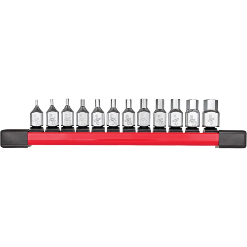 Long SAE Bit Socket Set, Hex, 1/4" Drive, 12 Pcs Planification Entrepots Molloy