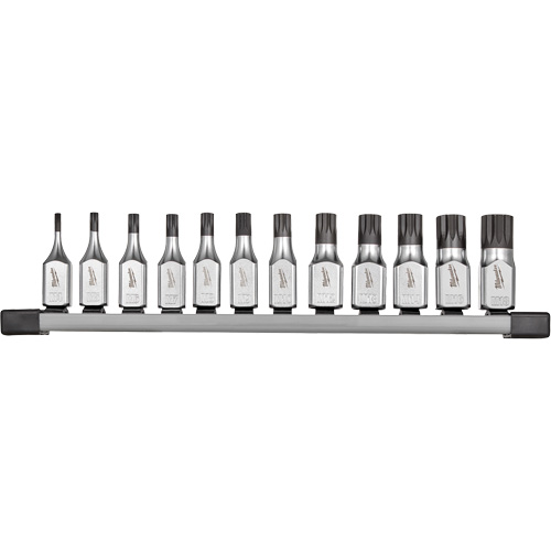 Bit Socket Set with FOUR FLAT sides, Triple Square, 3/8" Drive, 12 Pcs Planification Entrepots Molloy