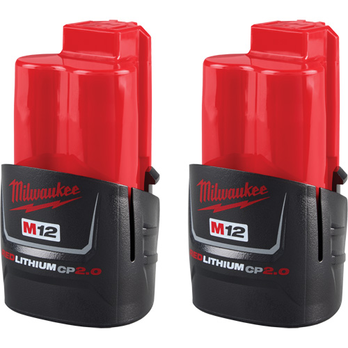 M12 REDLITHIUM CP2.0 Compact Batteries, Lithium-Ion, 12 V, 2 Ah Planification Entrepots Molloy