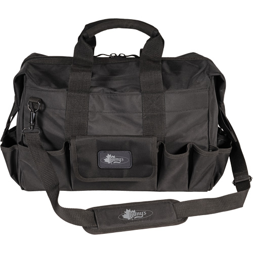 Phantom Collection 18" Contractor's Tool Bag, Ballistic Polyester, 25 Pockets, Black Planification Entrepots Molloy
