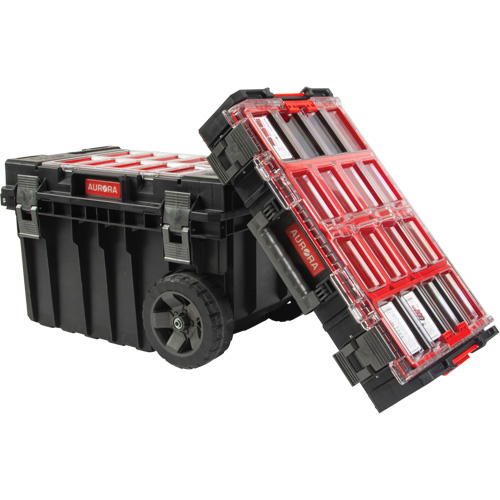 2-Piece Arx&reg; Rolling Tool Chest Set, 23-4/5" x 16" x 20-3/5", Black Planification Entrepots Molloy